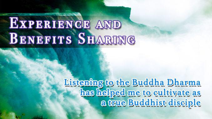 Listening to the Buddha Dharma by H.H. Dorje Chang Buddha III has helped me to cultivate as a true Buddhist disciple