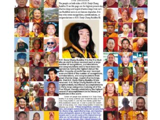 Recognitions & Congratulations to H.H. Dorje Chang Buddha III